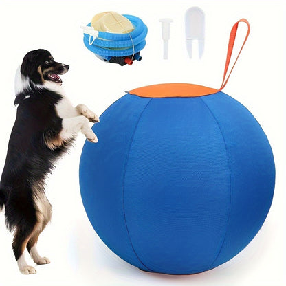 Inflatable Pet Toy Balls - 21.7-inch Dog Balls - Golden Retriever Anti-biting Balls, Soothing Boredom, Teasing Pet Training Balls, Dog Polo Pet Toys, Cattle And Dogs Herdsman Balls, Australian Shepherd Herdsman Balls (m Yards