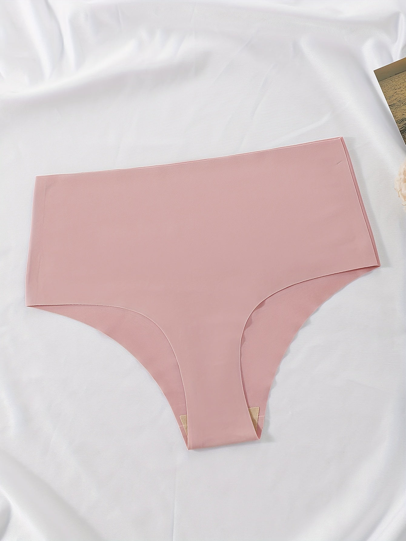 5pcs High Waist Seamless Mixed Color Panties Pack, Women's Underwear & Lingerie