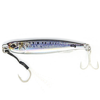 Ultimate Metal Cast Jig Spoon - Highly Realistic 3D Printed Saltwater Fishing Lure with Enhanced Durability, 30G/40G/60G Weight Options, and Artificial Bait Tackle for Increased Catch Rate