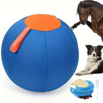Inflatable Pet Toy Balls - 21.7-inch Dog Balls - Golden Retriever Anti-biting Balls, Soothing Boredom, Teasing Pet Training Balls, Dog Polo Pet Toys, Cattle And Dogs Herdsman Balls, Australian Shepherd Herdsman Balls (m Yards