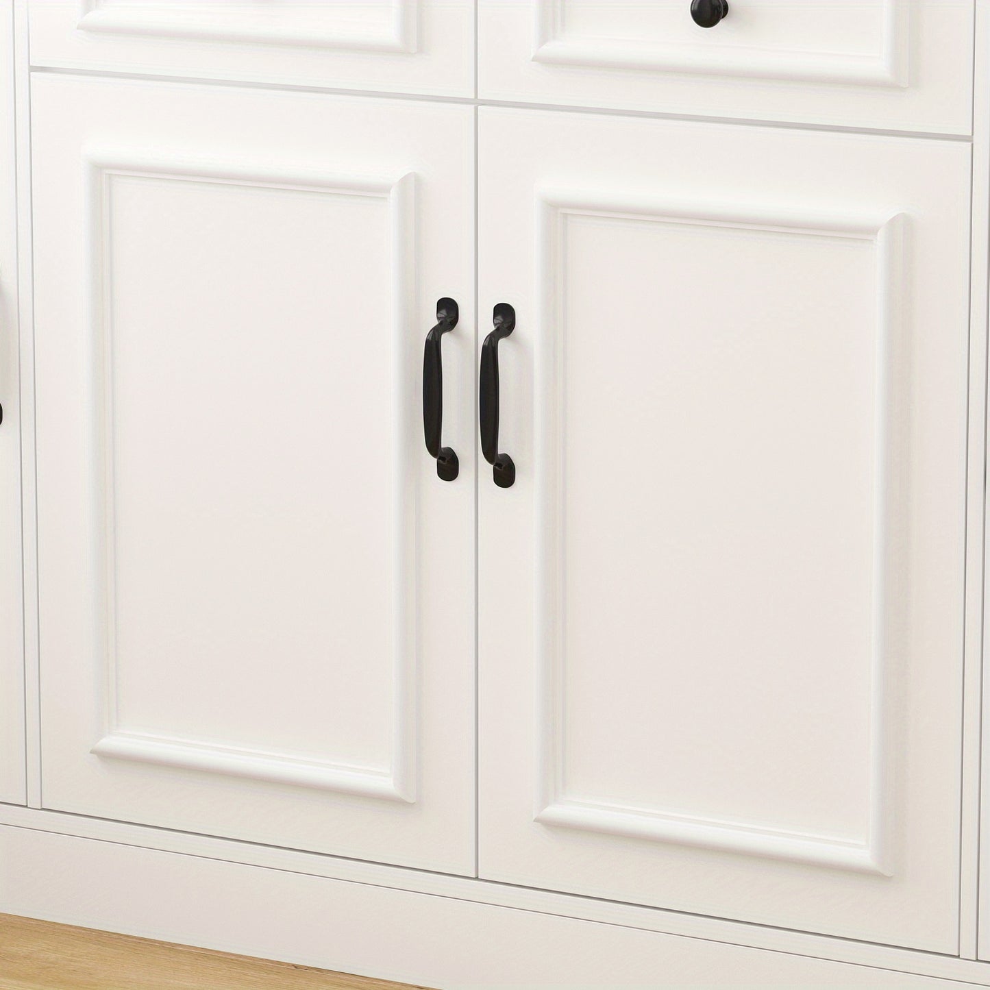 1pc Large Kitchen Hutch Storage Cabinet Sideboard With Hutch & Glass Doors, Pantry Cabinet And Kitchen Storage, Drawers & Shelves And Doors, For Hallway White (63''W X 15.7''D X 78.7''H)
