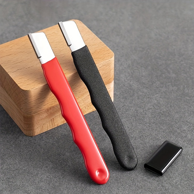 304 Stainless Steel Professional Sharpening Stone Set - Dual Grit, Multi-Use Sharpener for Kitchen Knives, Garden Shears & Tools, with Tungsten & Diamond Ceramic Stones