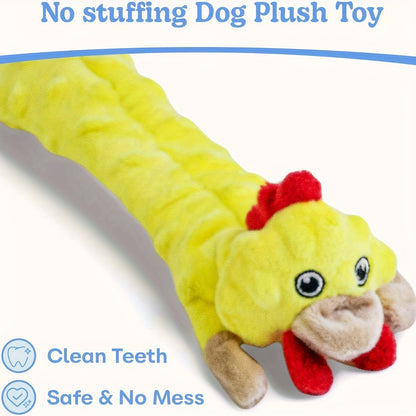 1/5 Packs Dog Squeaky Toys Pack, Bubble Plush Puppy Teething Pet Toys, Crinkle No Stuffing Animals Dog Toy, Doggies Chew for Large Small Medium Breed