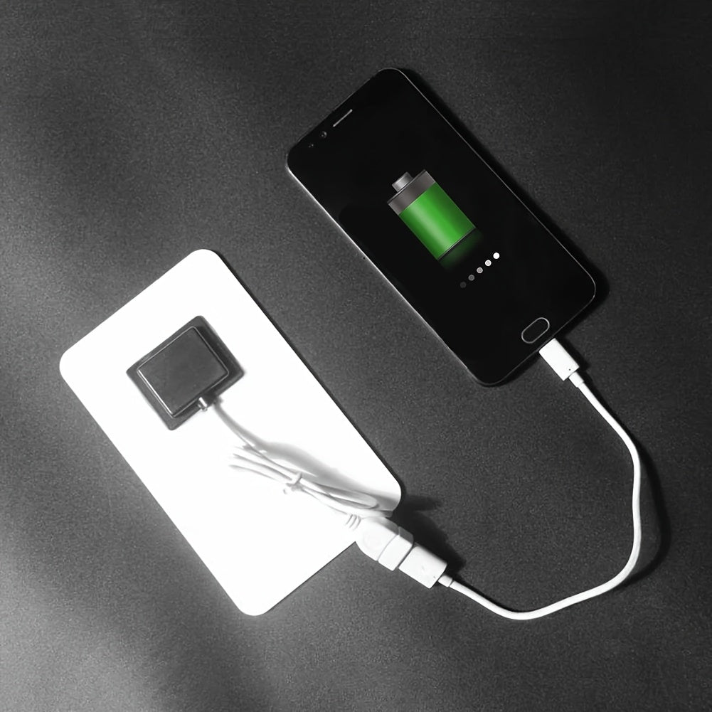2W 5V Portable Solar Panel, High-Efficiency Monocrystalline USB Fast Charging Board with High Quality & Dustproof Design for Phones / Power Banks / Sports Cameras - Perfect Outdoor Emergency Backup and Gift Idea