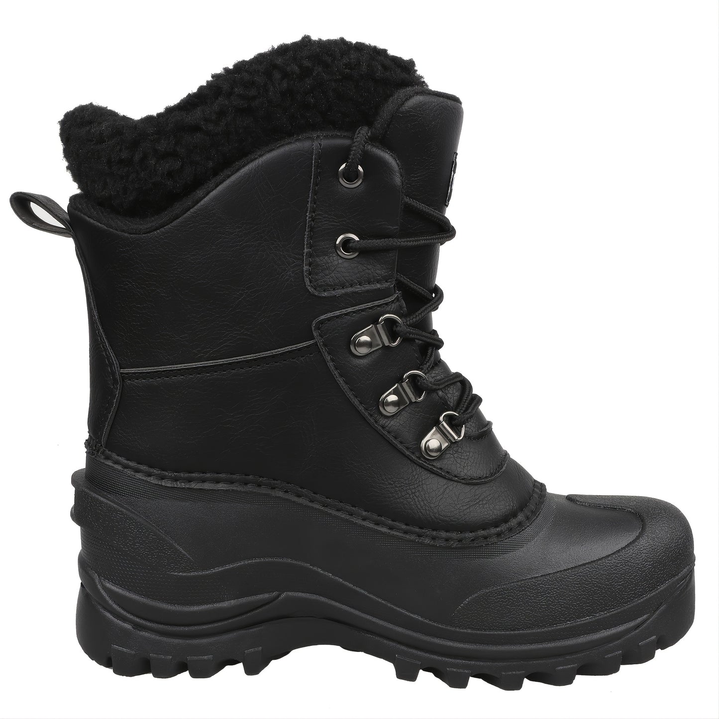 RIEMOT Men's High Quality All-Season Snow Boots with Warm Fleece - Heavy-Duty & TPR Sole, Non-Slip Traction Boots Suitable for Hiking, Trekking, Gardening - Winter/Summer/Fall/Outdoor Footwear