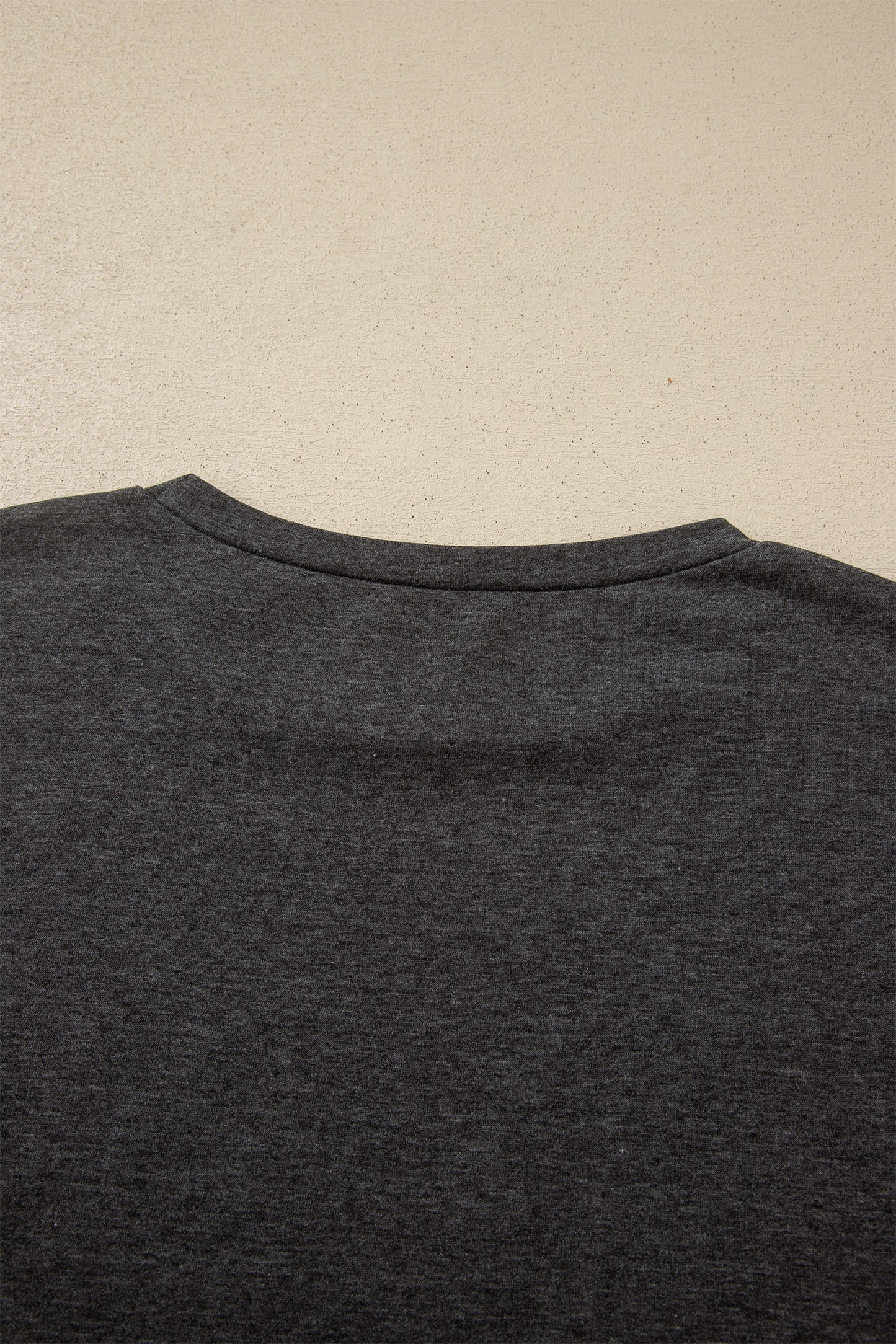 Carbon Grey YEE HAW Boots STATE OF MIND Fringed Sleeve Tee