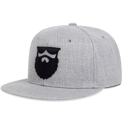 Ideal Choice for Gifts Men's Casual Embroidered Beard Baseball Cap