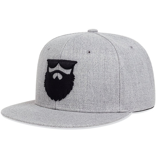 Ideal Choice for Gifts Men's Casual Embroidered Beard Baseball Cap