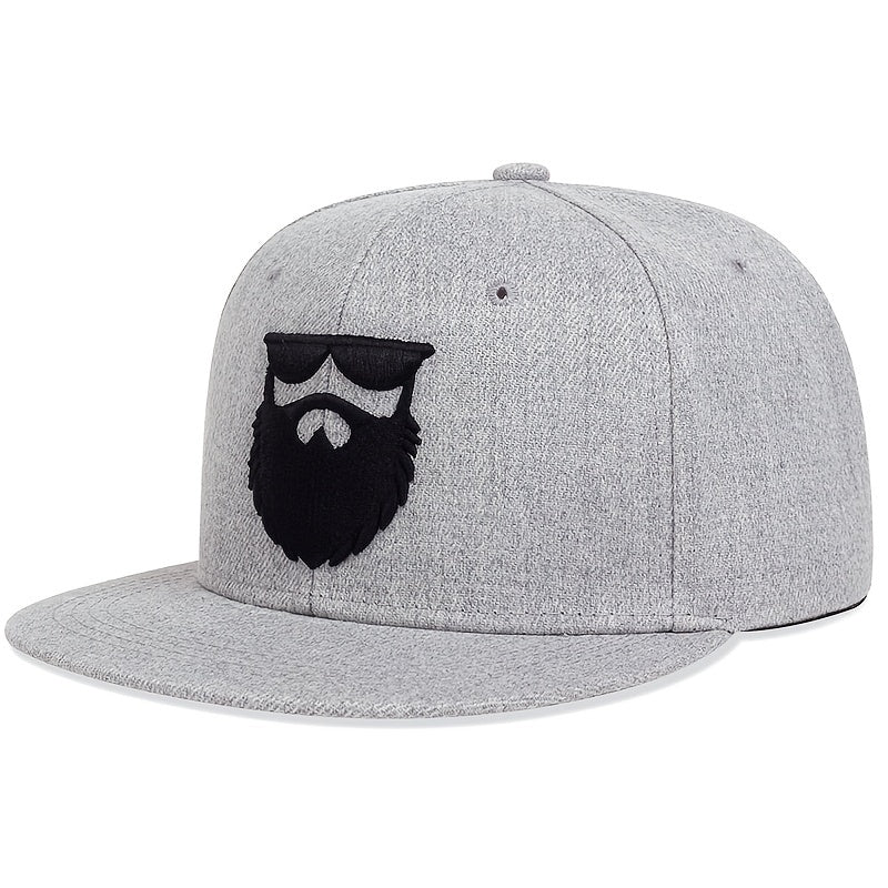 Ideal Choice for Gifts Men's Casual Embroidered Beard Baseball Cap
