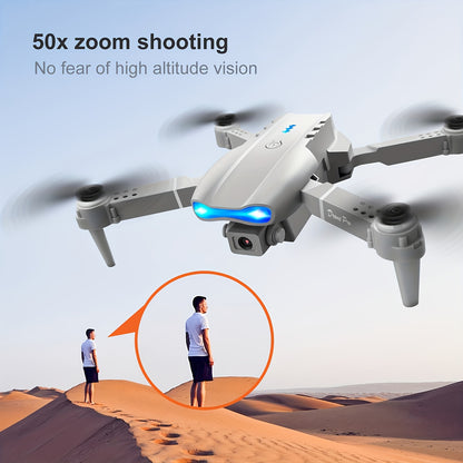 Dual Foldable E99 Drone with Camera, Altitude Hold, Remote Control Quadcopter for Beginners with Easy Operation