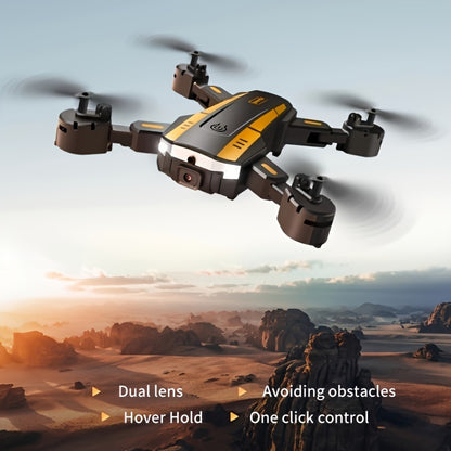 [Dual Cameras T6 Drone Gesture] T6 drone, dual cameras, one click takeoff and landing, 540 ° intelligent obstacle avoidance, gesture recognition, intelligent hovering, Halloween/Christmas/birthday/new year gifts