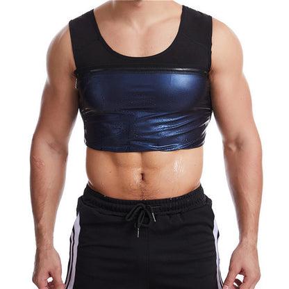 Men's And Women's Corset Violent Sweat Suit Belly Fitness Vest