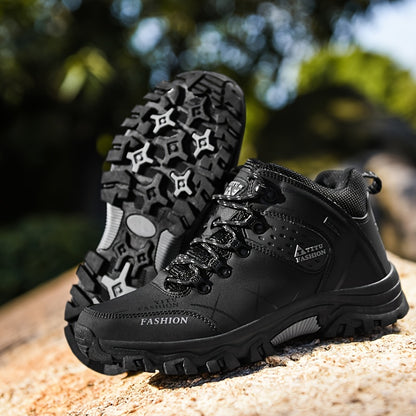 Men's Fashion Hiking Boots, Lightweight Wear-resistant Non-slip Durable Comfortable Boots For Outdoor Hiking Trekking Camping