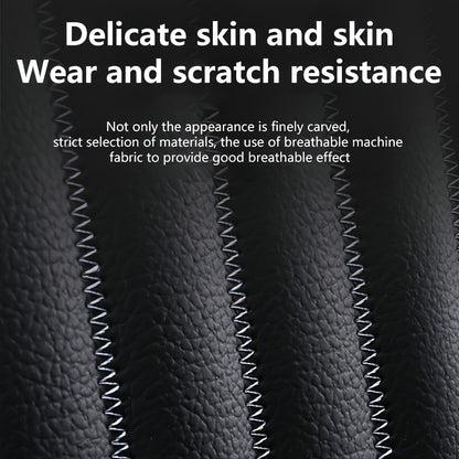 Luxury Full Faux Leather Car Seat Covers - Fit for 5-Seater Vehicles, Breathable & Stylish, All-Season Comfort