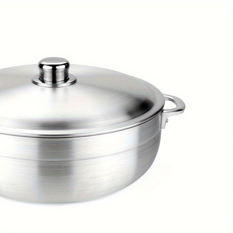 Premium Thickened Aluminum Cookware Set - Perfect for Outdoor Camping & Picnics, Includes Sanding Pot, Stockpot & Stretching Pot - Ideal Gift for Holidays