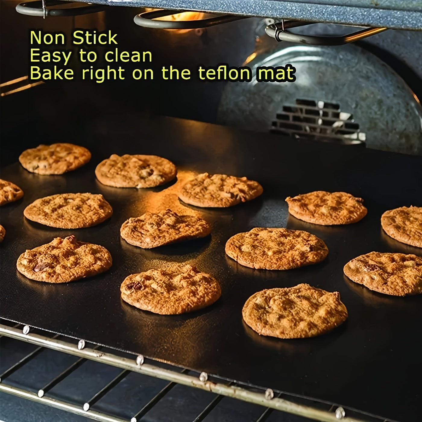 2pcs Non Stick Oven Liners for Bottom Of Electric Oven Thick Heavy Duty Oven Liners for Bottom Of Oven Mat for Bottom Of Oven Oven Liner for Electric Gas Grill, Free Party Favors BBQ Accessories Beech Vacation Essential