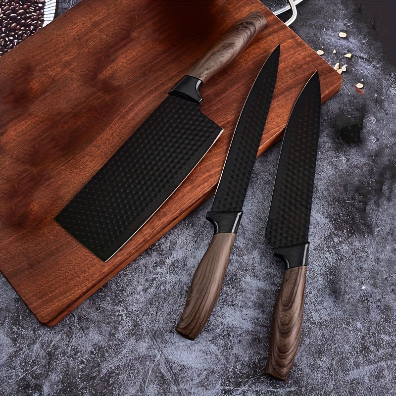 6 Piece Kitchen Tool Set, Kitchen Knife Set Stainless Steel Knife, Kitchen Knife, Kitchen Knife, Fruit Knife, Chicken Bone Scissors, Etc., Essential Tools For Home Kitchen, Essential Cooking Tools For Restaurants