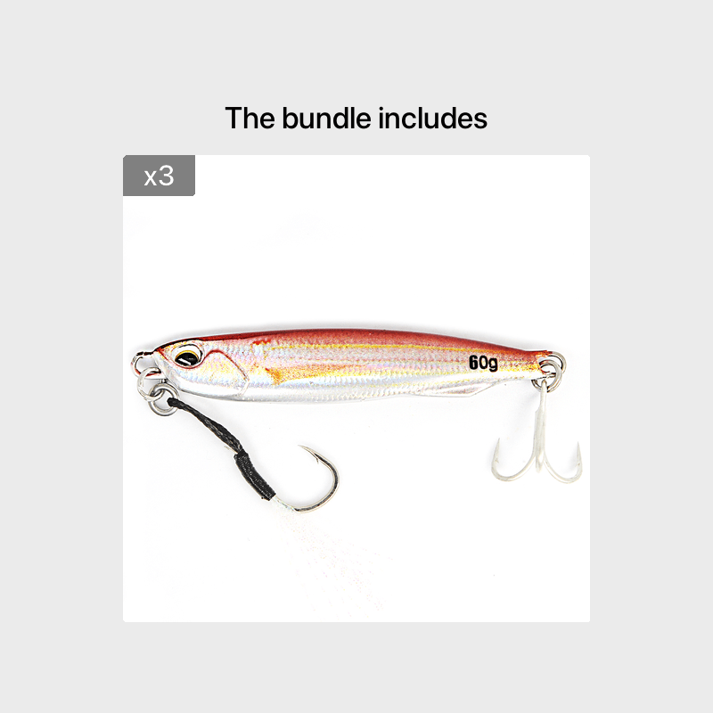 Ultimate Metal Cast Jig Spoon - Highly Realistic 3D Printed Saltwater Fishing Lure with Enhanced Durability, 30G/40G/60G Weight Options, and Artificial Bait Tackle for Increased Catch Rate