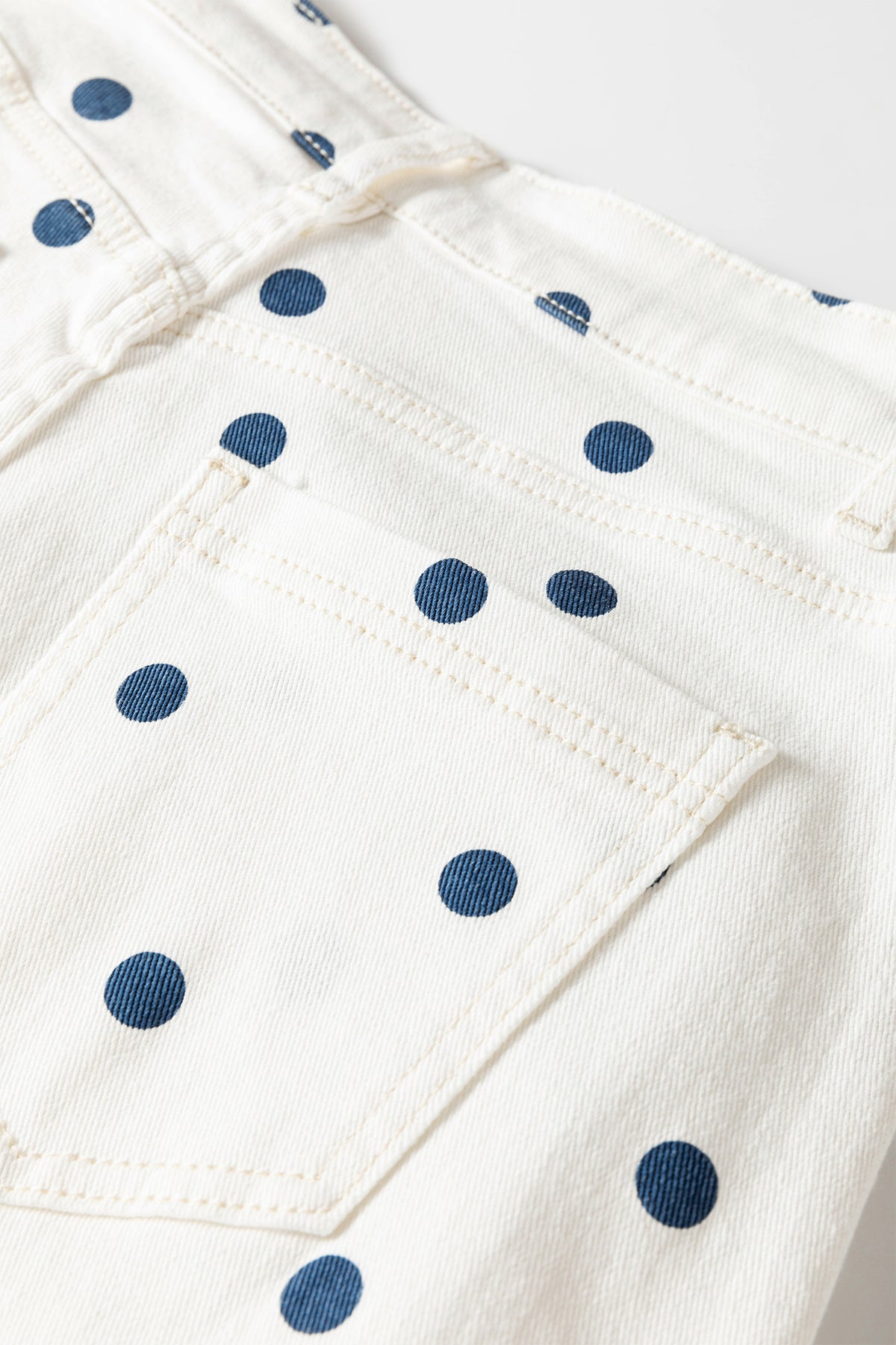 Pink Tailored Seam Polka Dot Print Barrel Casual Jeans
