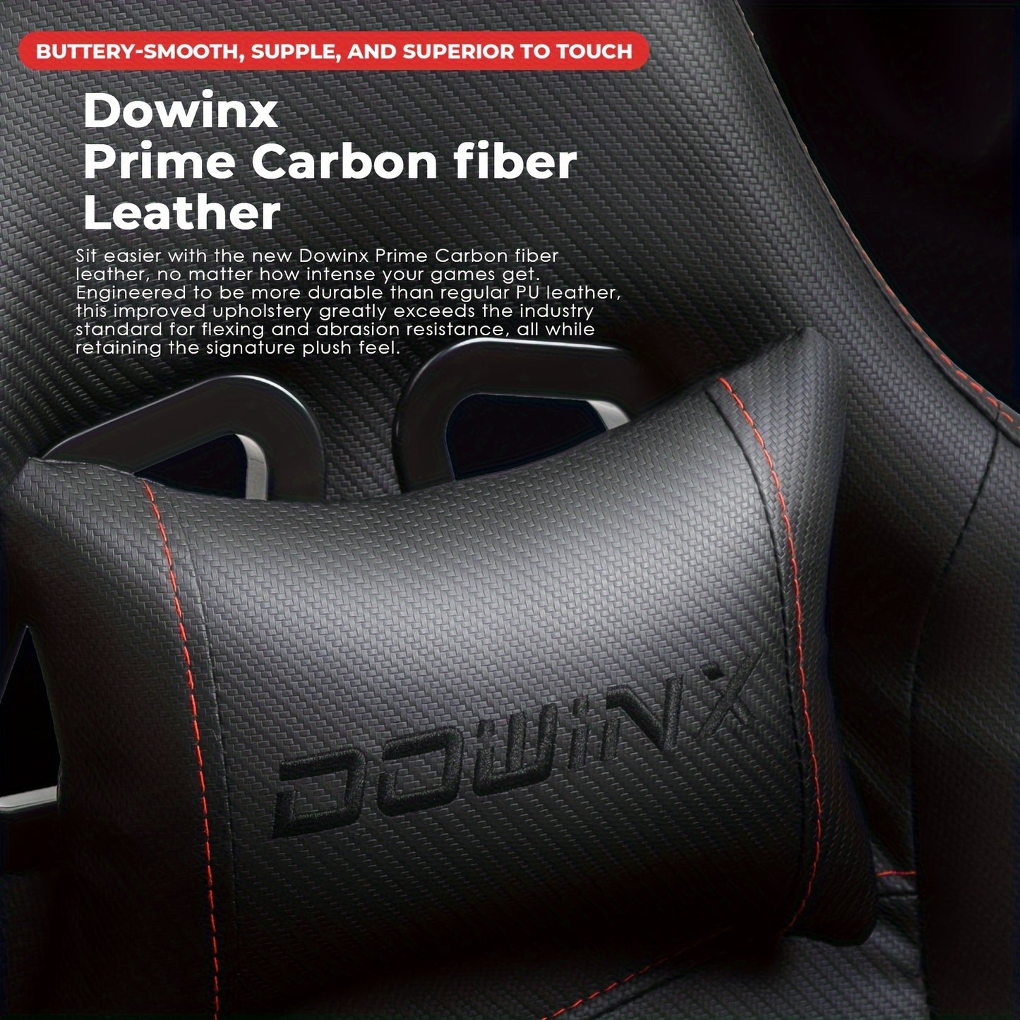 Dowinx Gaming Chair Office Desk Chair with Massage Lumbar Support, Vintage Style Task Chair PU Leather E-Sports Gamer Chair with Retractable Footrest