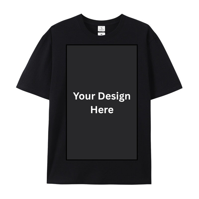 Only Supports Customization Customize POD T-shirt 180G Full Cotton High Quality Material