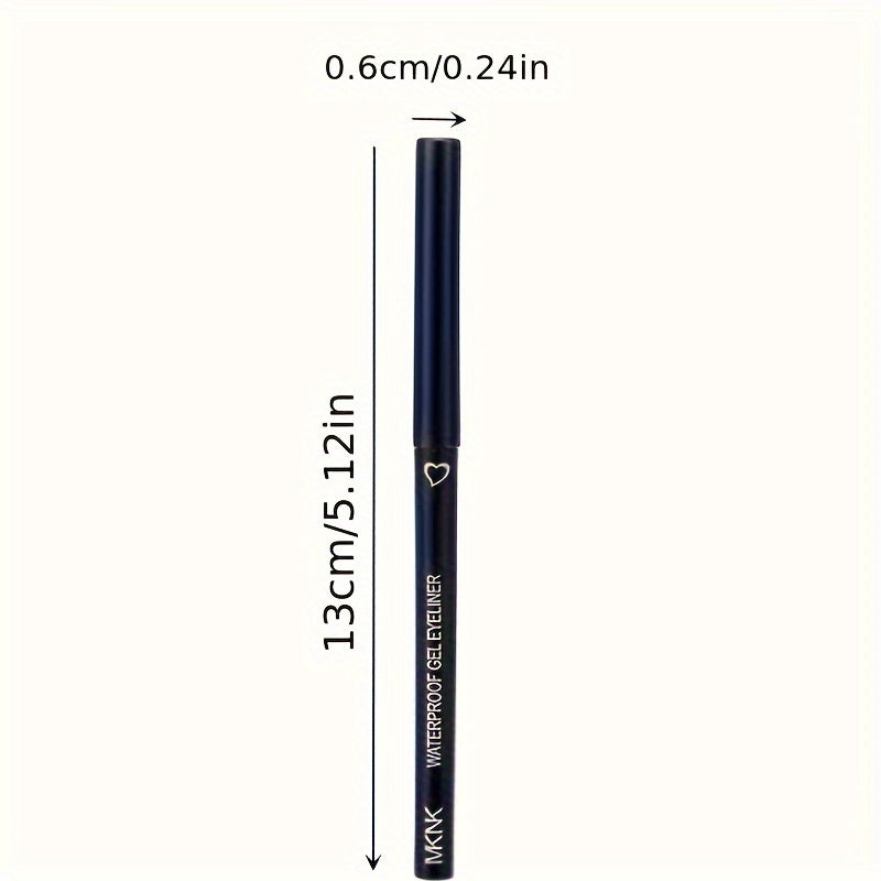 Waterproof Eyeliner Pencil Pen - Smooth, Smudge-Proof, Automatic, Colorful, Easy to Use for Beginners