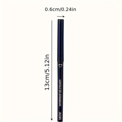 Waterproof Eyeliner Pencil Pen - Smooth, Smudge-Proof, Automatic, Colorful, Easy to Use for Beginners
