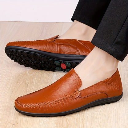 Men's Business Casual Shoes Comfortable Breathable Stitched