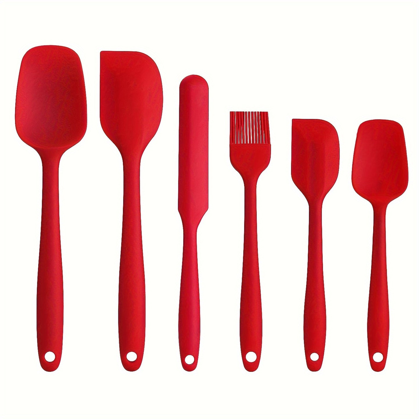 Silicone Kitchen Spatula Set | Baking & Cooking Tools | Dishwasher Safe & Easy to Clean | Kitchen Utensils & Accessories