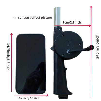 Portable Hand-Operated Blower For BBQ, Camping, And Fire Making - Efficient And Easy-to-Use Stove Accessory Christmas Gift