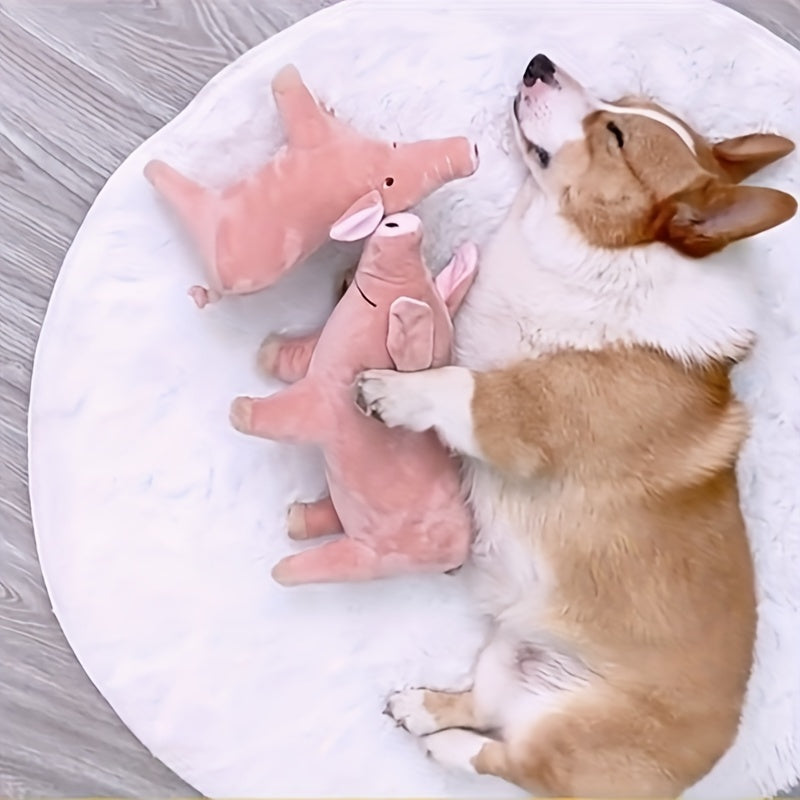 Pet Toys Teddy French Bulldog Estrus Vent Sleeping Pig Boredom Doll Teething Dog Supplies.Suitable for Small Sizes Durable Plush Dog Toy for Chewing And Playing, Suitable for Cats And Dogs, Suitable for All Breeds, Easter, Bi