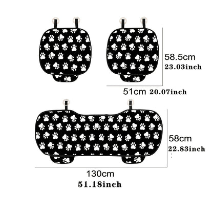 Dog Paw Print Car Covers for Front And Back s