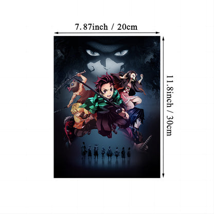 1pc Vibrant Japanese Anime Canvas Print Poster - High-Definition Artwork, Versatile Room Decor, Unique Gift for Anime Fans, Frameless Design, Beautiful Wall Art, Iconic Anime Characters - Perfect for Living Room, Bedroom, Off