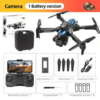C10 Drone With Aerial Camera Three, 360° Infrared Obstacle Avoidance, Remote Control Boys And Girls Gifts, Outdoor Games