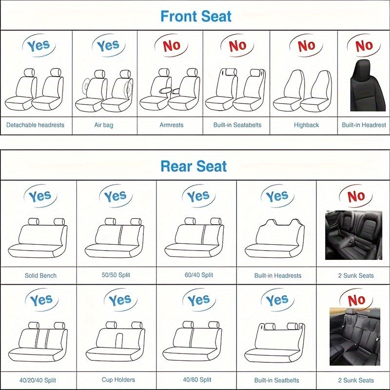 Luxurious And Stylish Five-seater Car Seat Covers Made Of Durable PU Leather, Suitable For All Seasons, Providing Full Cover For The Seats.