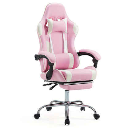 Recliner Executive Chair Ergonomic Gaming Chair Home Office Desk Chair With Wheels High Back Computer Chair With Lift Armrest, Lumbar Support, Headrest