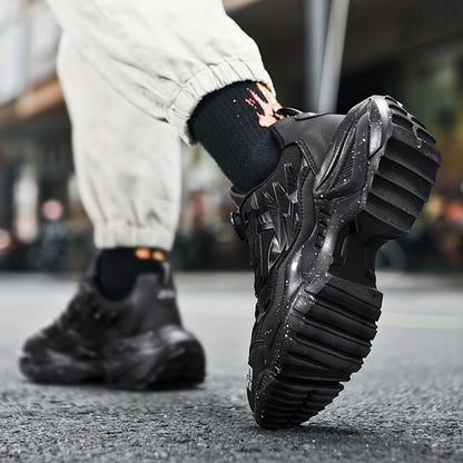 Men'S Breathable Running Shoes - Lightweight Sneakers with Cushioned TPU Sole, Lace-Up Closure, Non-Slip Rubber Outsole - All-Season Gym, Jogging, Gym Footwear, Striped Design, Comfortable Fit, Fitness Enthusiasts