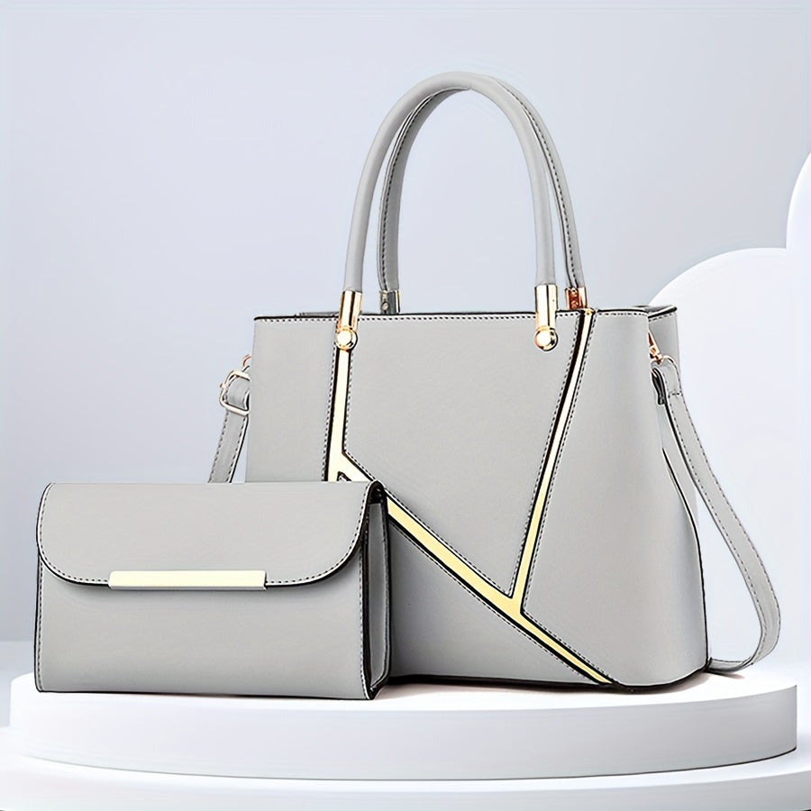 2pcs Set of Fashionable Crossbody Bags, New Women's Shoulder Bag with Small Wallet