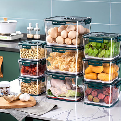 1 Set Airtight Food Preservation Box Set - Sealed for Freshness, Ideal for Vegetables, Fruits & Eggs, Durable Kitchen Storage Solution with Modern Design, Space-Saving Refrigerator Utensils