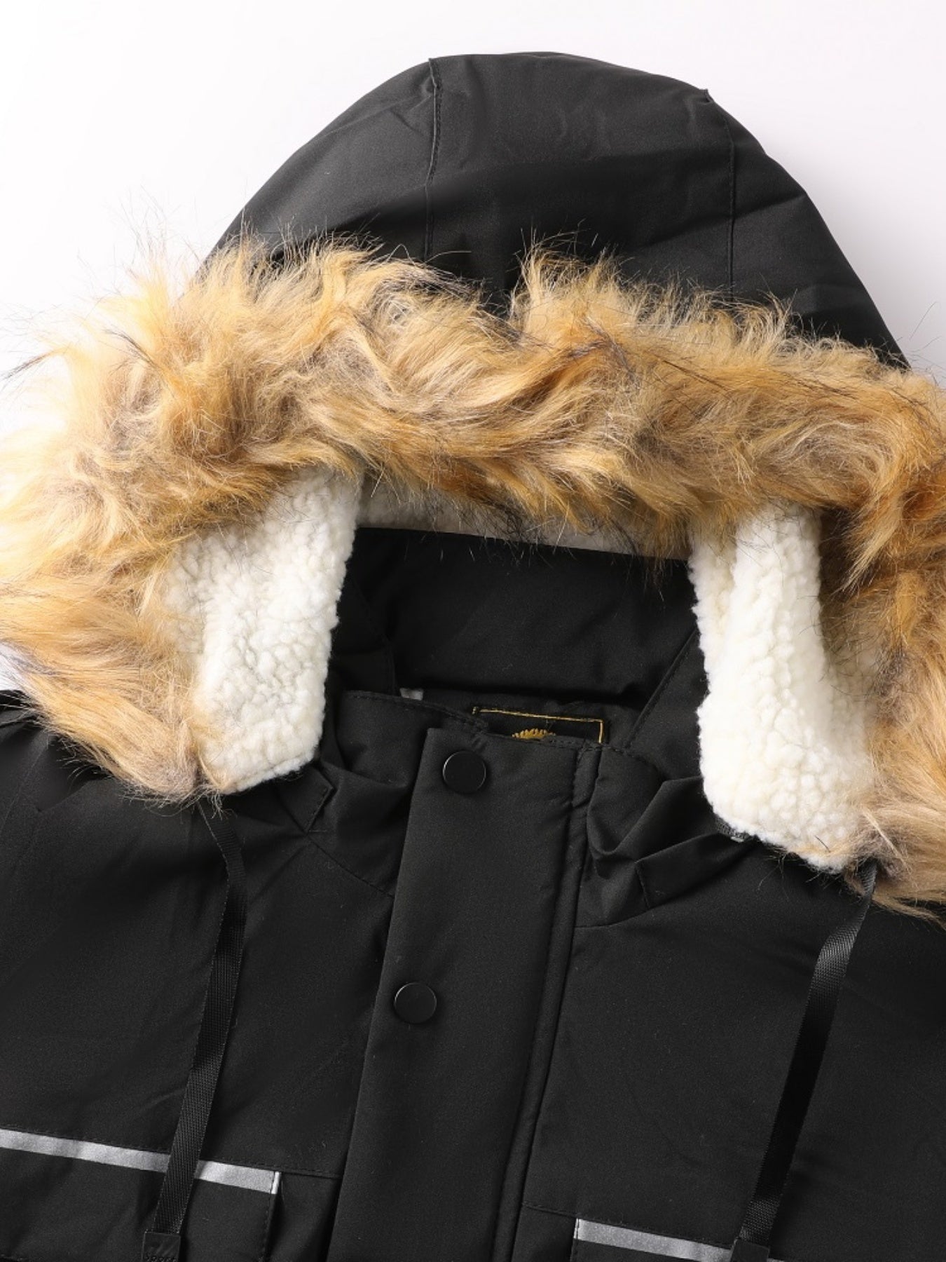 Men'S Winter Windbreaker Jacket with Warm Hood - Maroon Zip-Up Outdoor Coat, Stand Collar, Multiple Pockets, Casual Sporty Design for Cold Weather, Winter Jacket