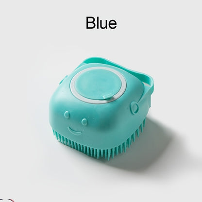 Soft Dog Brush Pet Shampoo Massager Bath Bathroom Puppycat Washing Grooming Shower Brush