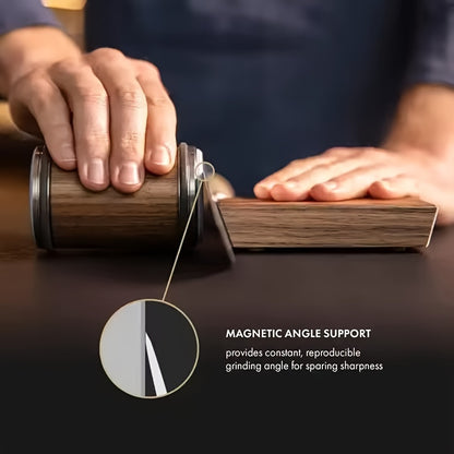 1 Set, Rolling Knife Sharpener For Straight Edge, Rolling Knife Sharpener Tool For Kitchen Knives-Knife Sharpener Kit With 15 & 20 Degree Magnetic Angle For Kitchen Knives, Kitchen Tools