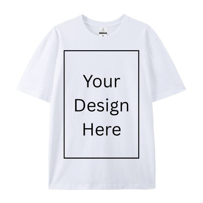 Only Supports Customization Customize POD T-shirt 180G Full Cotton High Quality Material