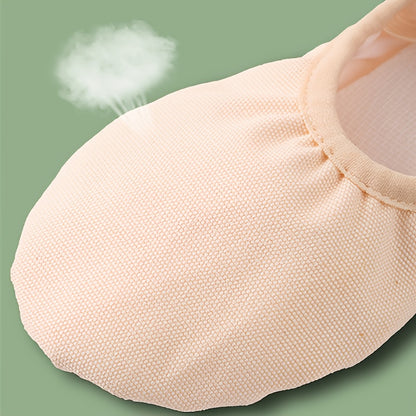 [Lightweight | Breathable] Four Seasons High-end Fashion Women's Dance Shoes | Lace-up Elastic Mouth Soft Sole Practice Shoes | Breathable and Lightweight Wear-resistant Ballet Shoes Indoor Yoga Shoes