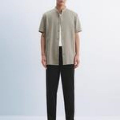 Summer Men’s Fashion Casual Tropical Printed Shirt Hawaiian Vacation Style Button Short Sleeve Cardigan