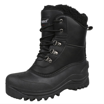 RIEMOT Men's High Quality All-Season Snow Boots with Warm Fleece - Heavy-Duty & TPR Sole, Non-Slip Traction Boots Suitable for Hiking, Trekking, Gardening - Winter/Summer/Fall/Outdoor Footwear