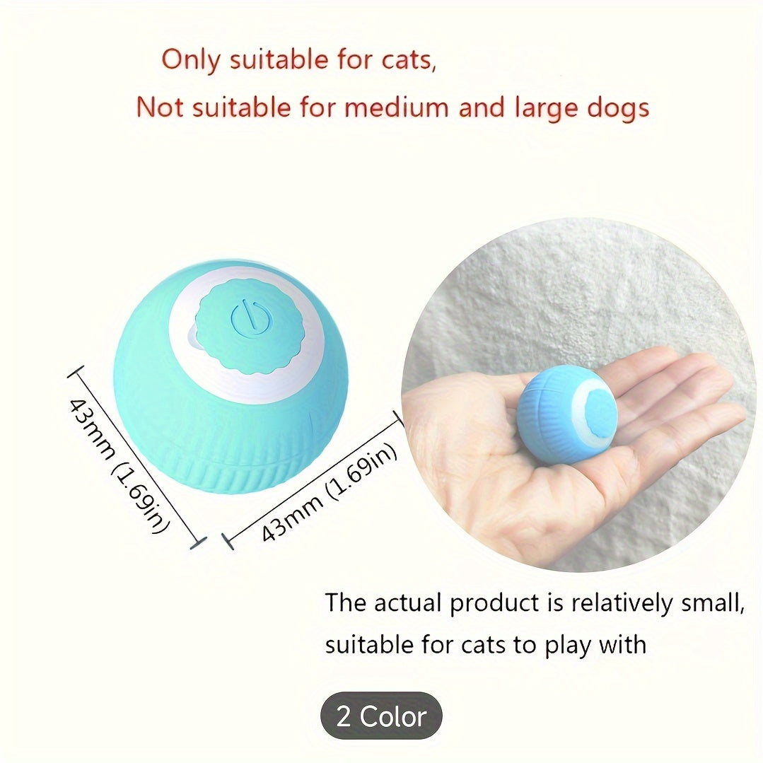 1pc Interactive Smart Pet Toys for Dogs and Cats - Automatic Rolling Ball Electric Cat Toy for Endless Fun and Exercise
