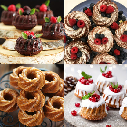 45pcs Silicone Baking Set, Nonstick Bakeware Set Baking Cookie Sheets Cake Muffin Bread Pan, Loaf Pan, Cake Pan, Pizza Pan, Mini Cupcake mold, Bundt pan, Charlotte Cake Pan, Measuring Cup and Spoon