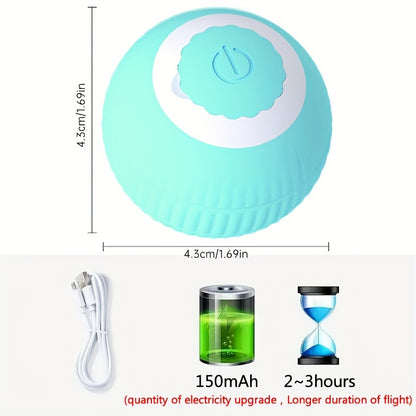 1pc Interactive Smart Pet Toys for Dogs and Cats - Automatic Rolling Ball Electric Cat Toy for Endless Fun and Exercise