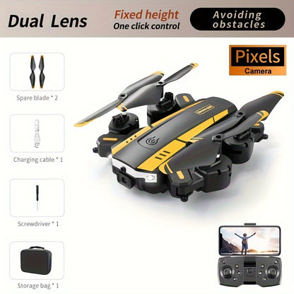 [Dual Cameras T6 Drone Gesture] T6 drone, dual cameras, one click takeoff and landing, 540 ° intelligent obstacle avoidance, gesture recognition, intelligent hovering, Halloween/Christmas/birthday/new year gifts